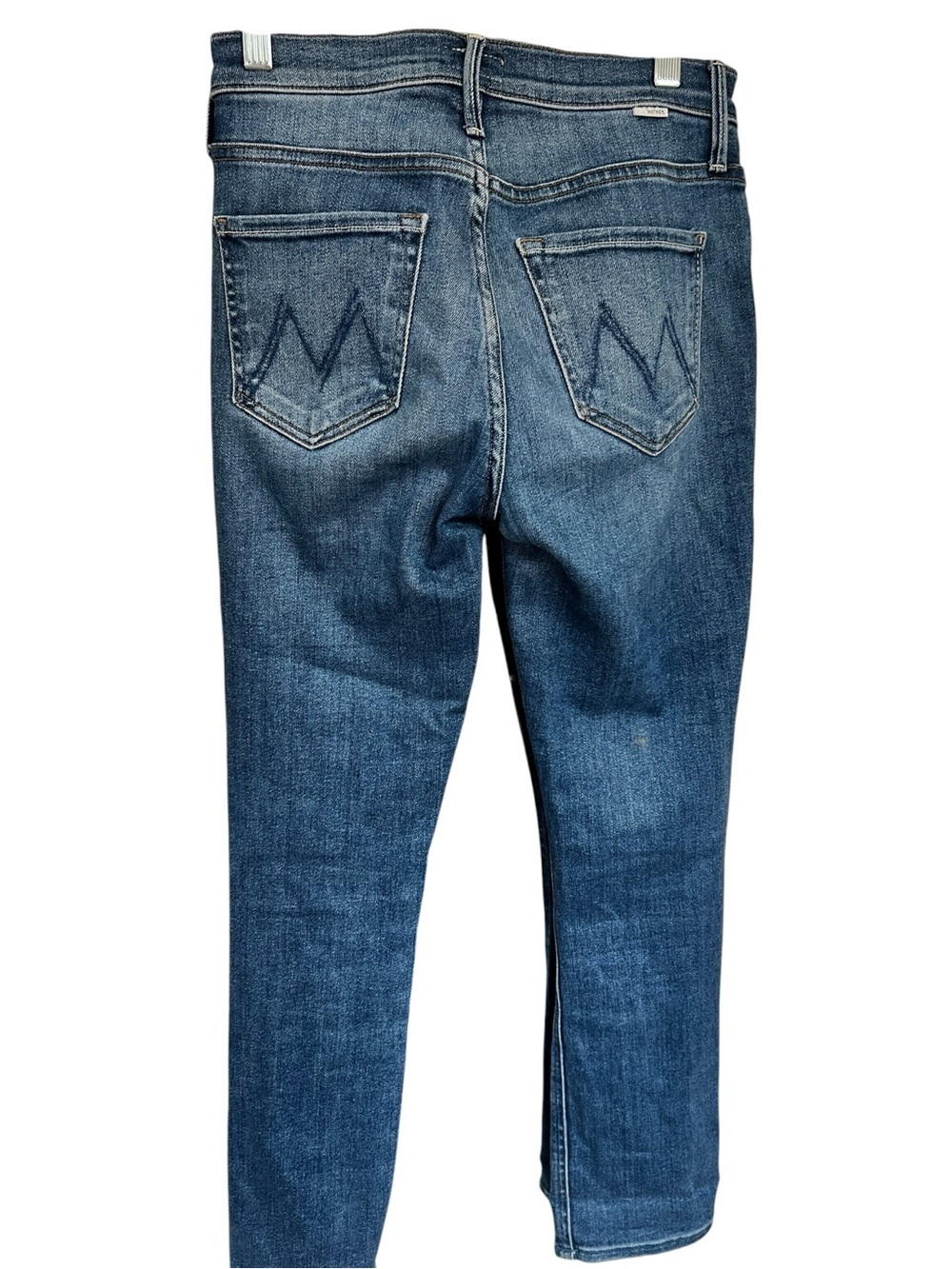 MOTHER Straight Leg Jeans in Washed Blue - Picture 2 of 5